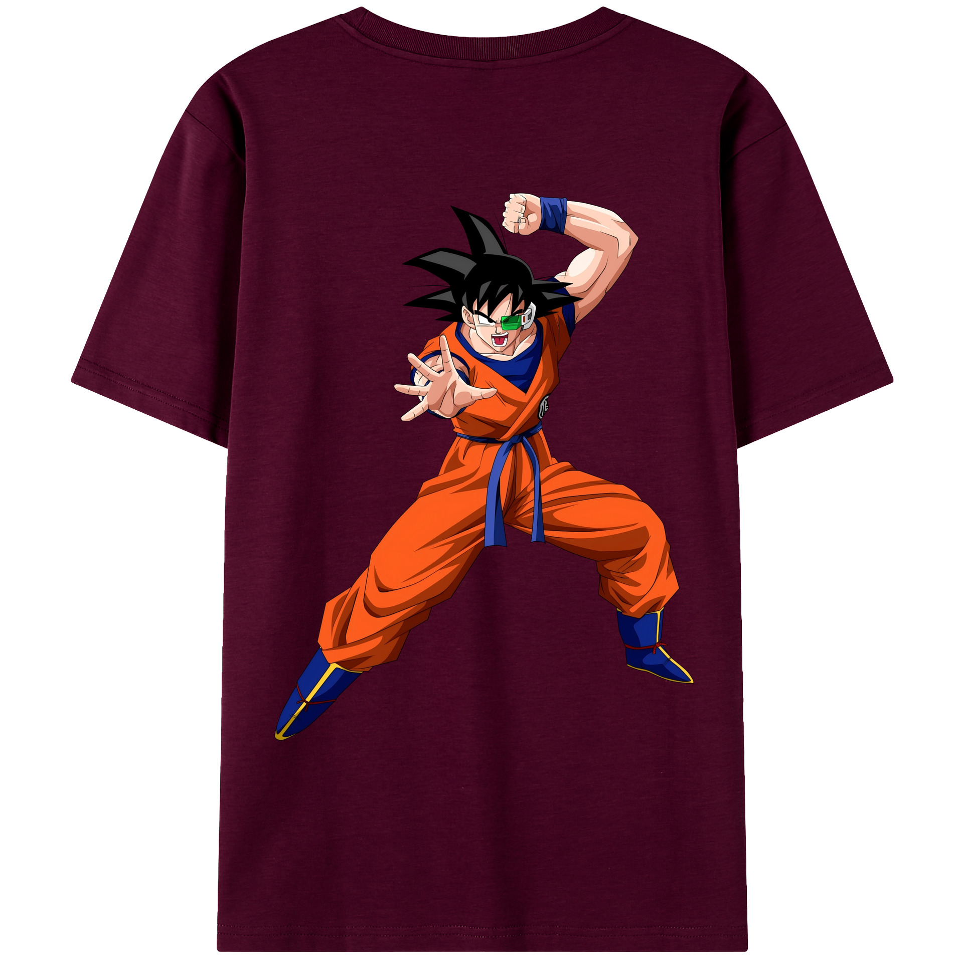 （画像用） ドラゴンボール 孫悟空（そん ごくう）Son Goku カカロット DRAGON BALL Kakarotto レディース半袖Tシャツ(バックプリント)